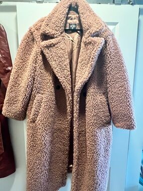 UGG Sherpa Long Coat size XL